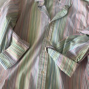 Polo Ralph Lauren Men's Striped Shirt - Blue, Green, Pink